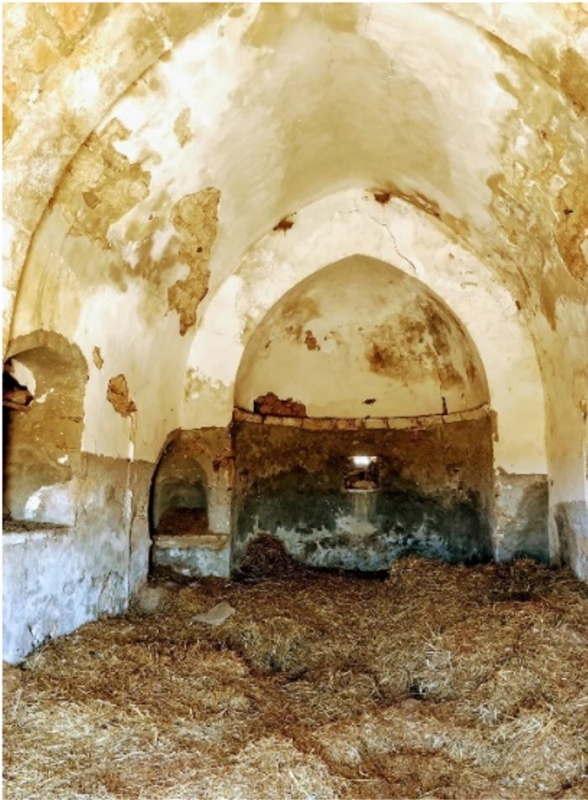  Το εσωτερικό του Αρχαγγέλου που έγινε σταύλος