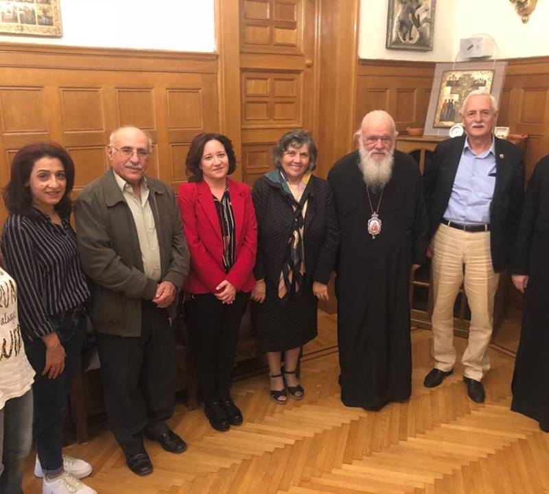  Συνάντηση με τον σεβ. Αρχιεπίσκοπο Αθηνών κ .Ιερώνυμο