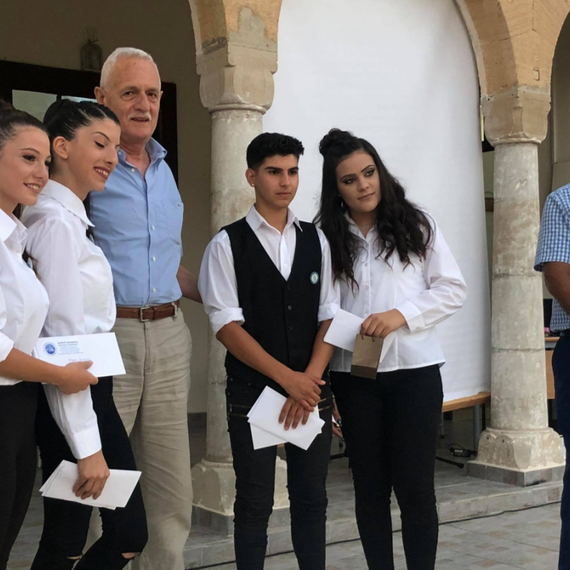  Συνάντηση με εγκλωβισμένους μαθητές και βράβευσή τους από το δήμο μας