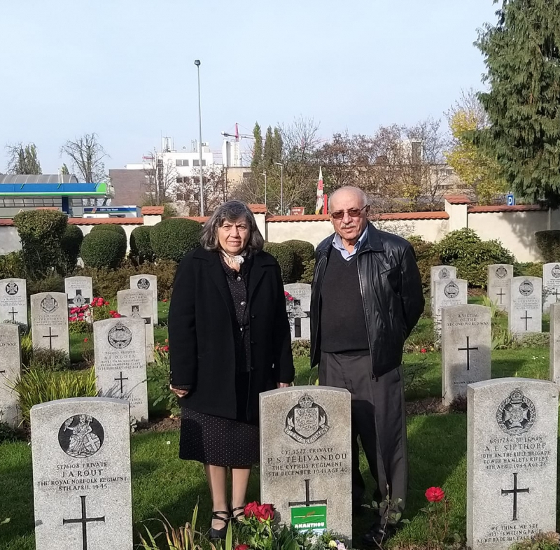  Στο στρατιωτικό κοιμητήριο της πράγας, τιμή στον ακανθιώτη Παύλο Τελεβάντο