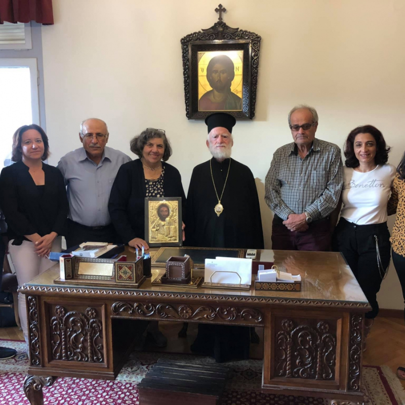  Με τον σεβ. Αρχιεπίσκοπο Κρήτης κ. Ειρηναίο