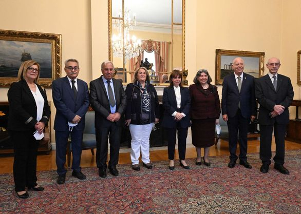  Με την πρόεδρο της Ελληνικής Δημοκρατίας κα Σακελλαροπούλου